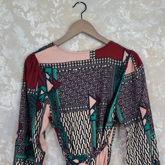 HP! NWT Anthropologie Virginia Wrap Maxi Dress - Picture 4 of 10